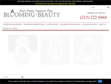 Tablet Screenshot of bloomingbeautyring.com